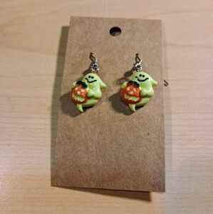 Halloween Glow In The Dark Earrings Possibly Vintage But No Later Than 2010s